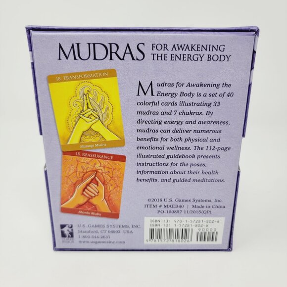Mudras for Awakening the Energy Body (Deck & Book Set) Alison Denicola - Picture 3 of 3